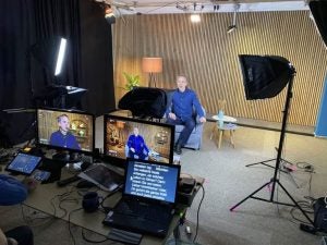 Andreas Waldmann im Set