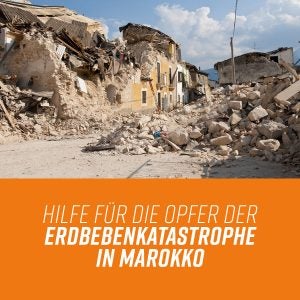 Hilfe für die Opfer der Erdbebenkatastrophe in Marokko