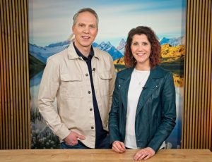 Andreas Waldmann mit Marzia Plichta