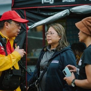 Koordinierung mit dem Katastropheneinsatzzentrum in Hualien