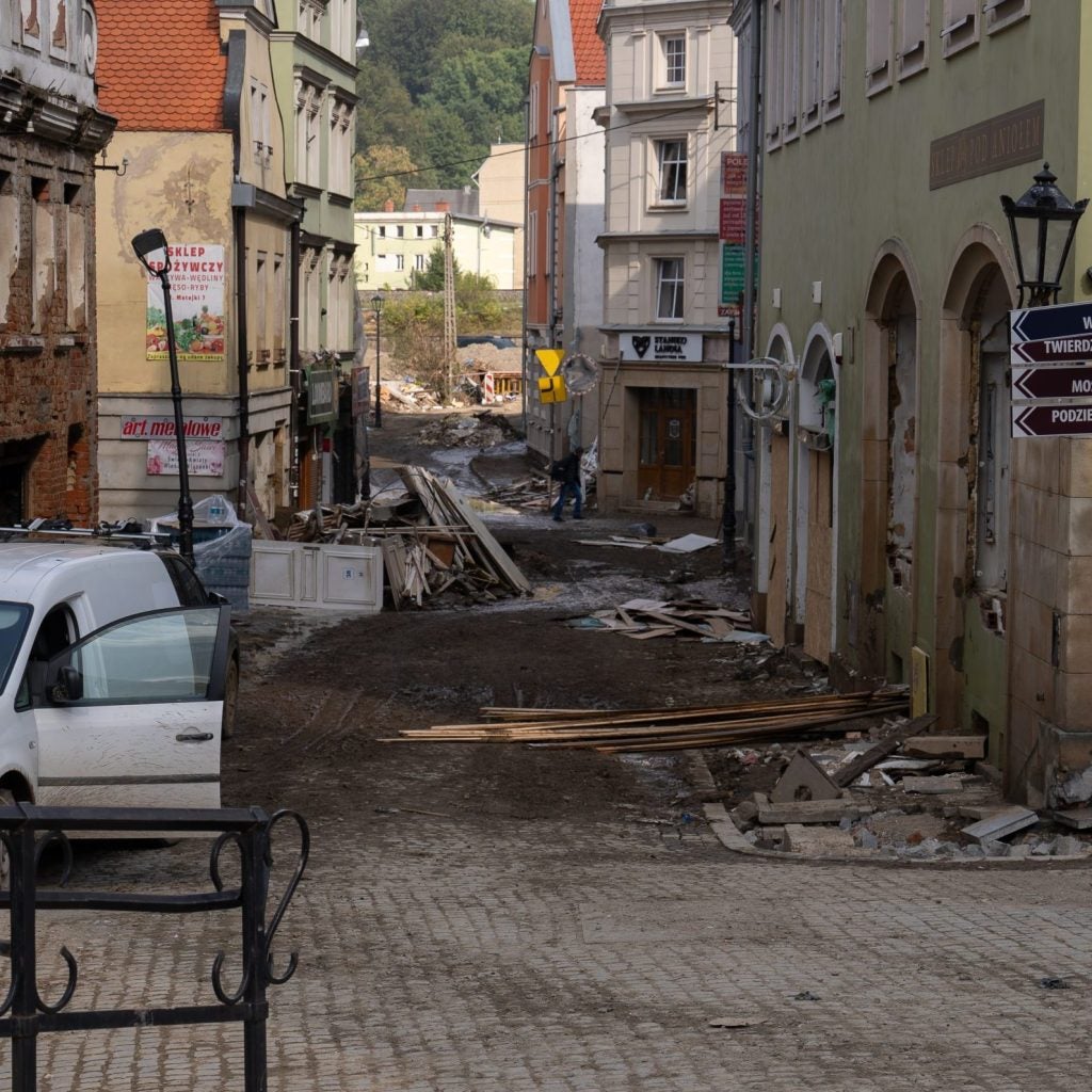 Die Aufräumarbeiten haben begonnen