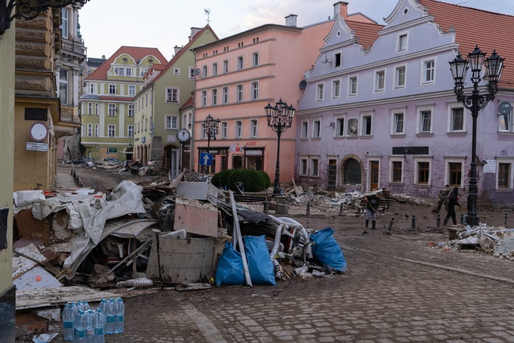 Müll auf Kłodzkos Straßen