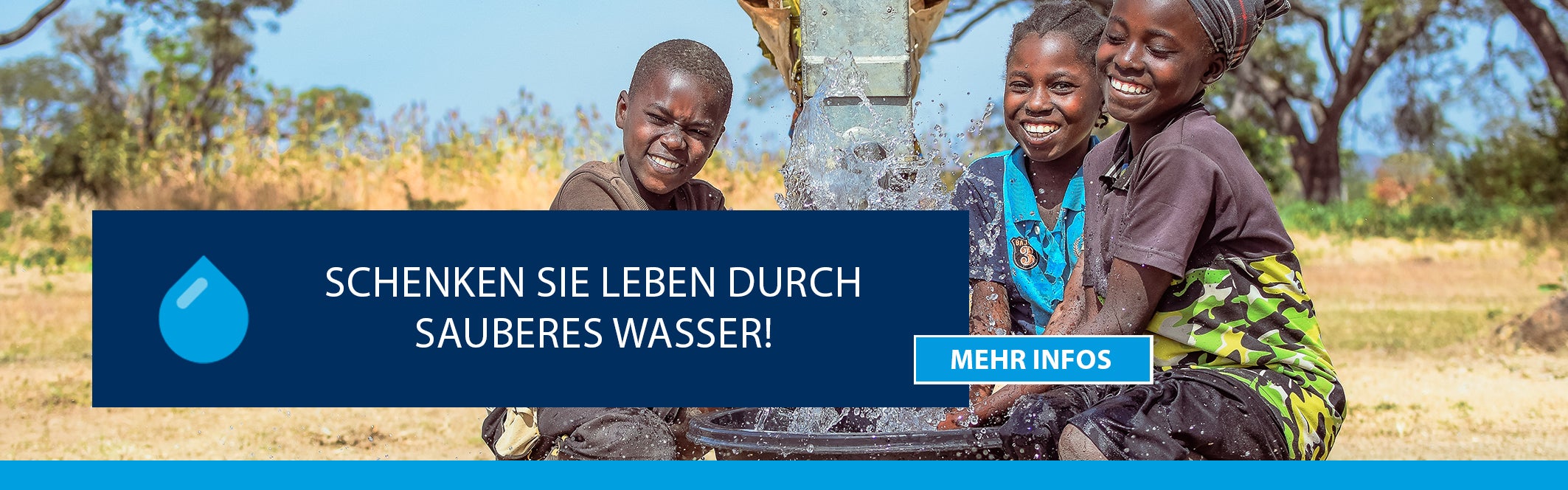 Schenken Sie Leben durch sauberes Wasser