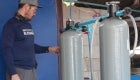Aufbau der Wasserfiltrierungsanlage- in Thailand