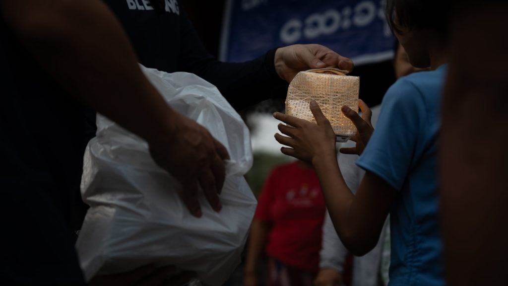 Verteilung der Solarlampen