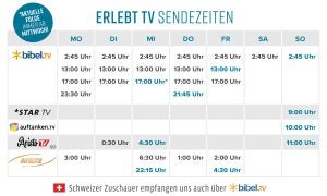 Sendezeiten