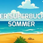 Gizmo am Strand für den Superbuch-Sommer.
