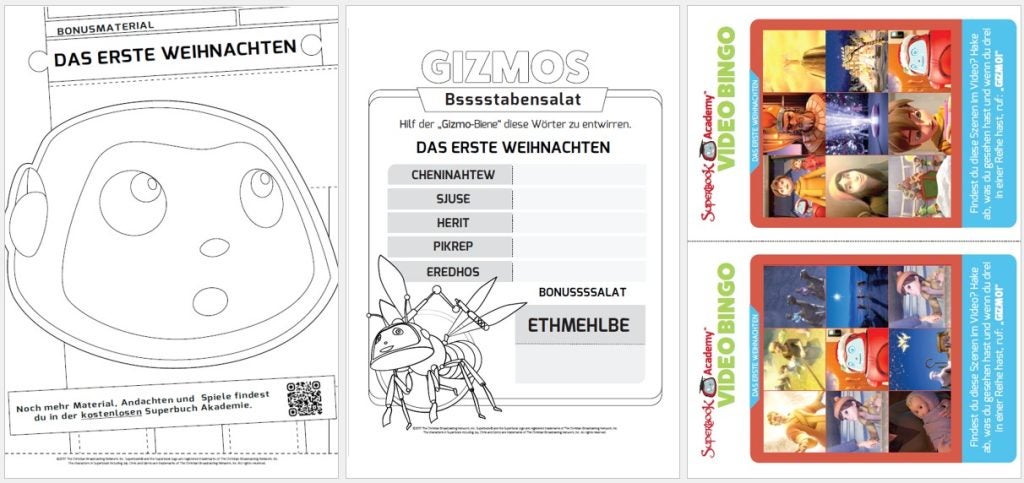 Bonusmaterial zu Superbuch Staffel 1 Folge 8