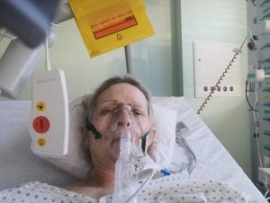 Johanna liegt auf der Intensivstation