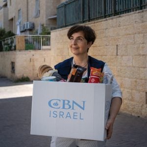 Lebebsnmittelpakete von CBN Israel