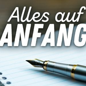 Alles auf Anfang - Bibelleseplancover