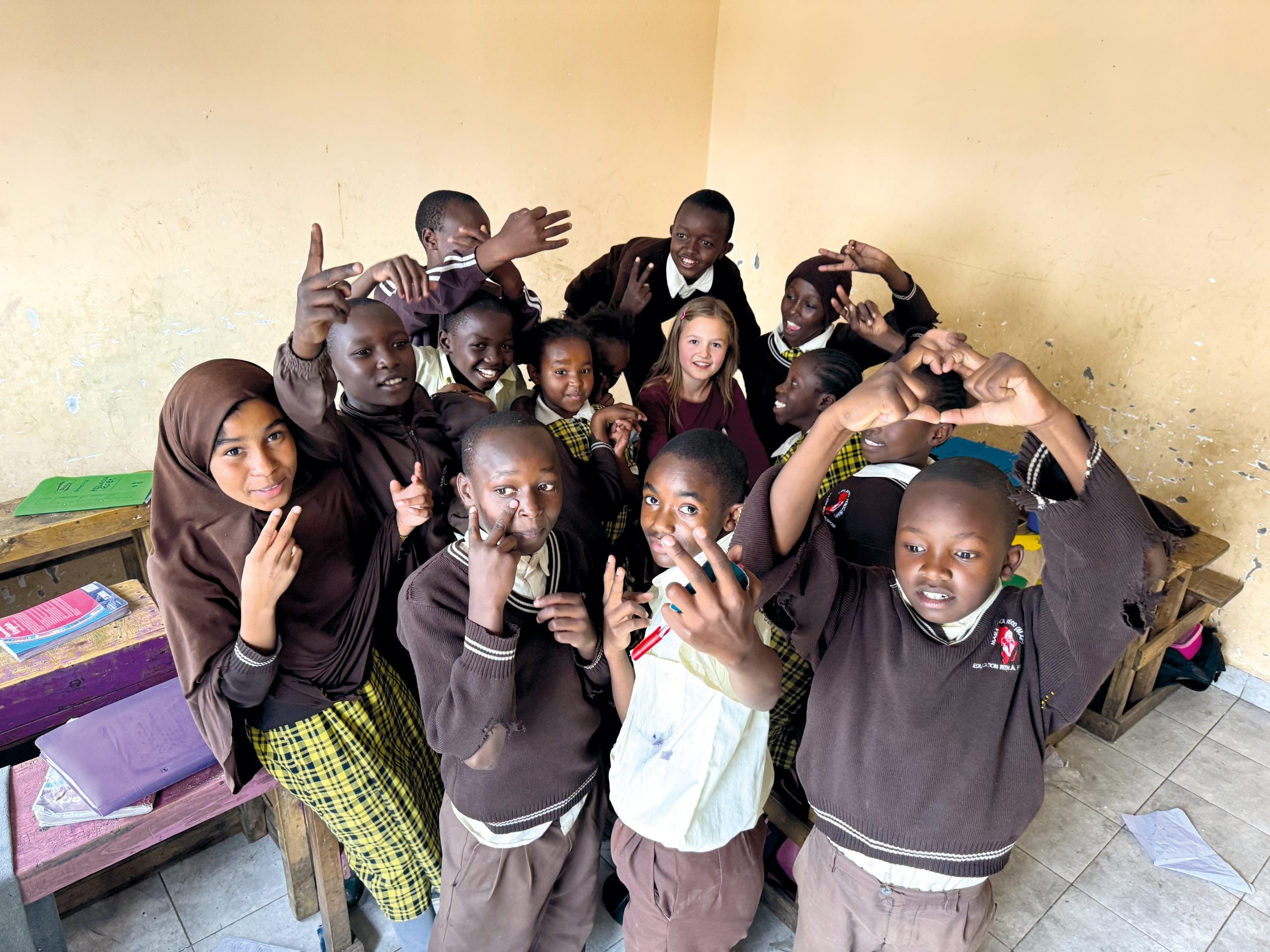 Schüler der Mama Africa Pendo Schule in Kenia