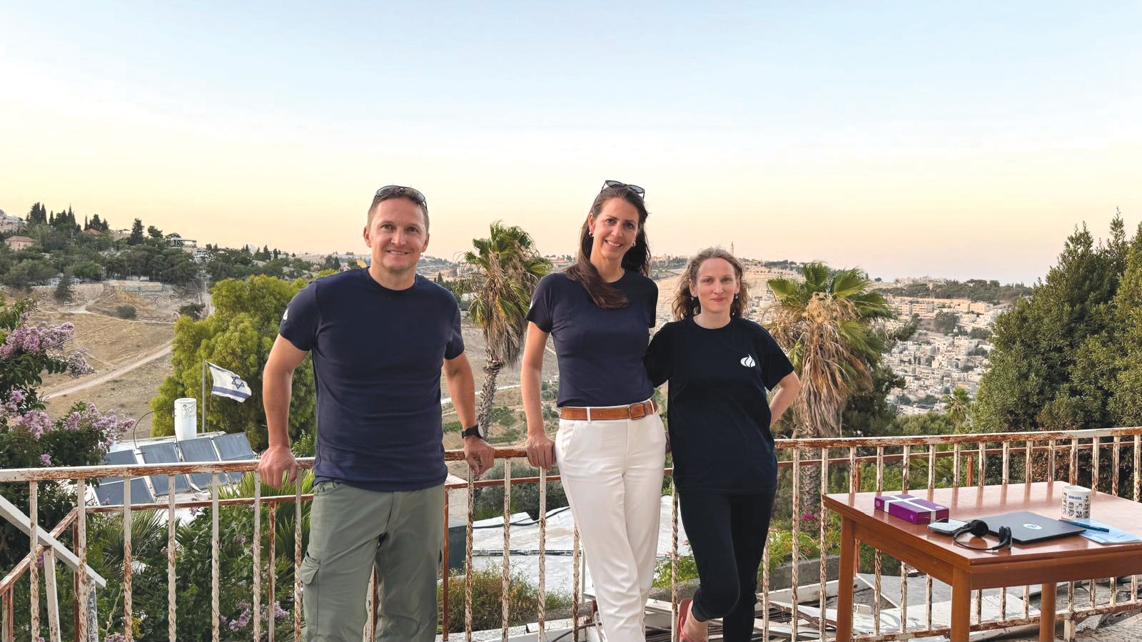 CBN-team members in Jerusalem