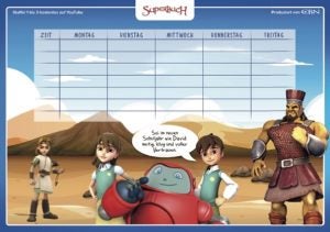 stundenplan-david_a5_zumausdrucken Stundenplan David gegen Goliath