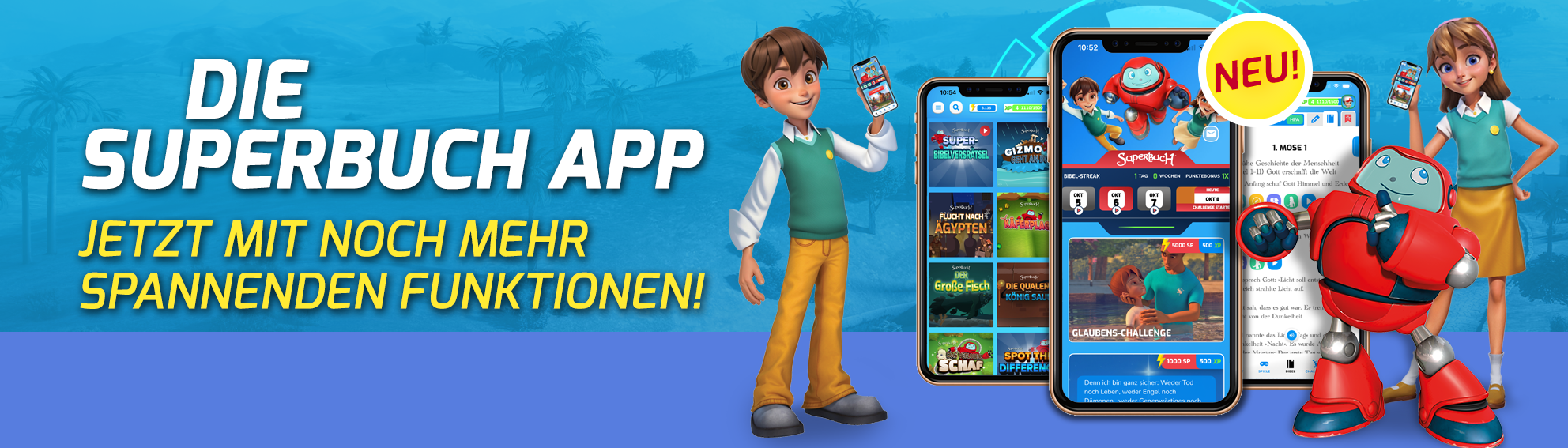 Die Superbuch-App jetzt mit noch mehr neuen Funktionen